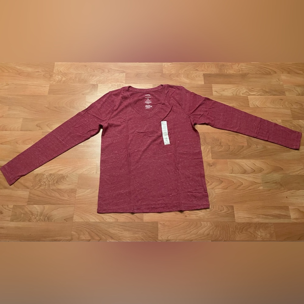 Sonoma Red The Every Day Tee Long Sleeve NWT